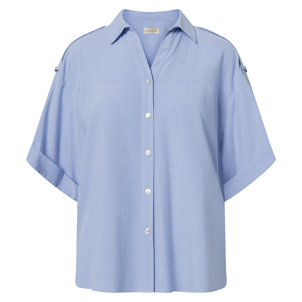Depeche 100014 Fay SS shirt blue