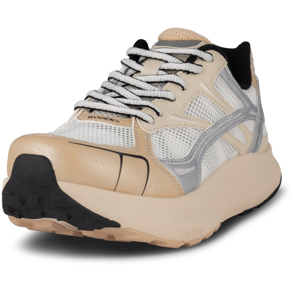 Woden WL804 Freja runner leather coffee cream