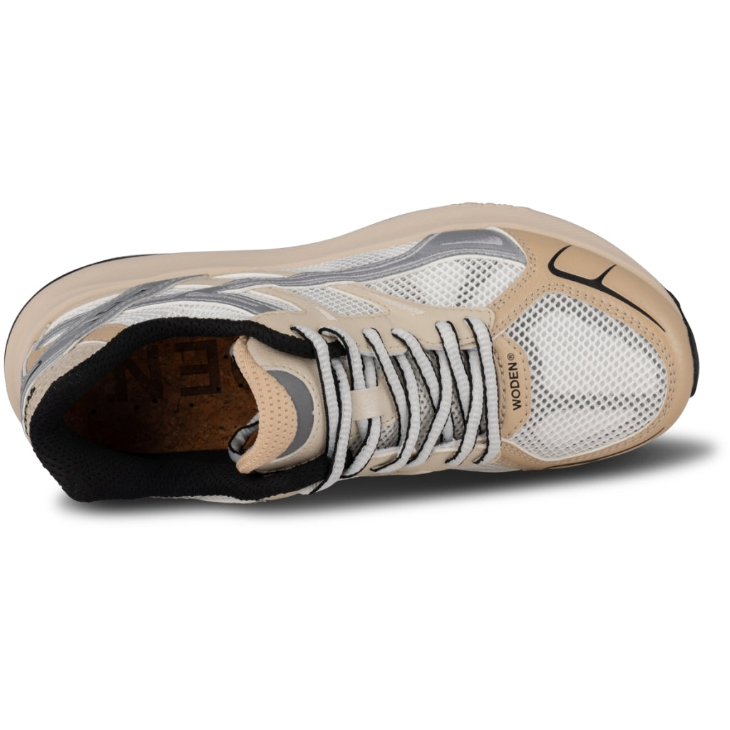 Woden WL804 Freja runner leather coffee cream