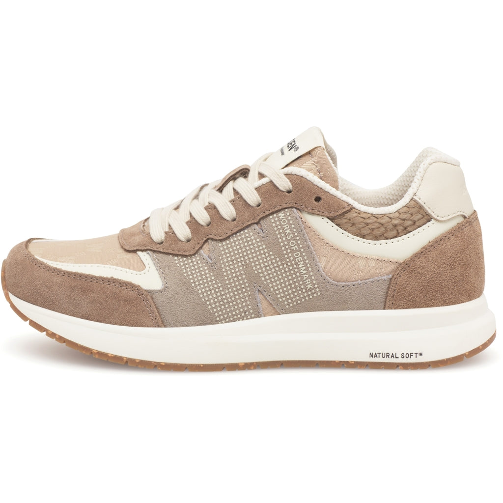 Woden WL677 Rigmor heritage sneaker coffee