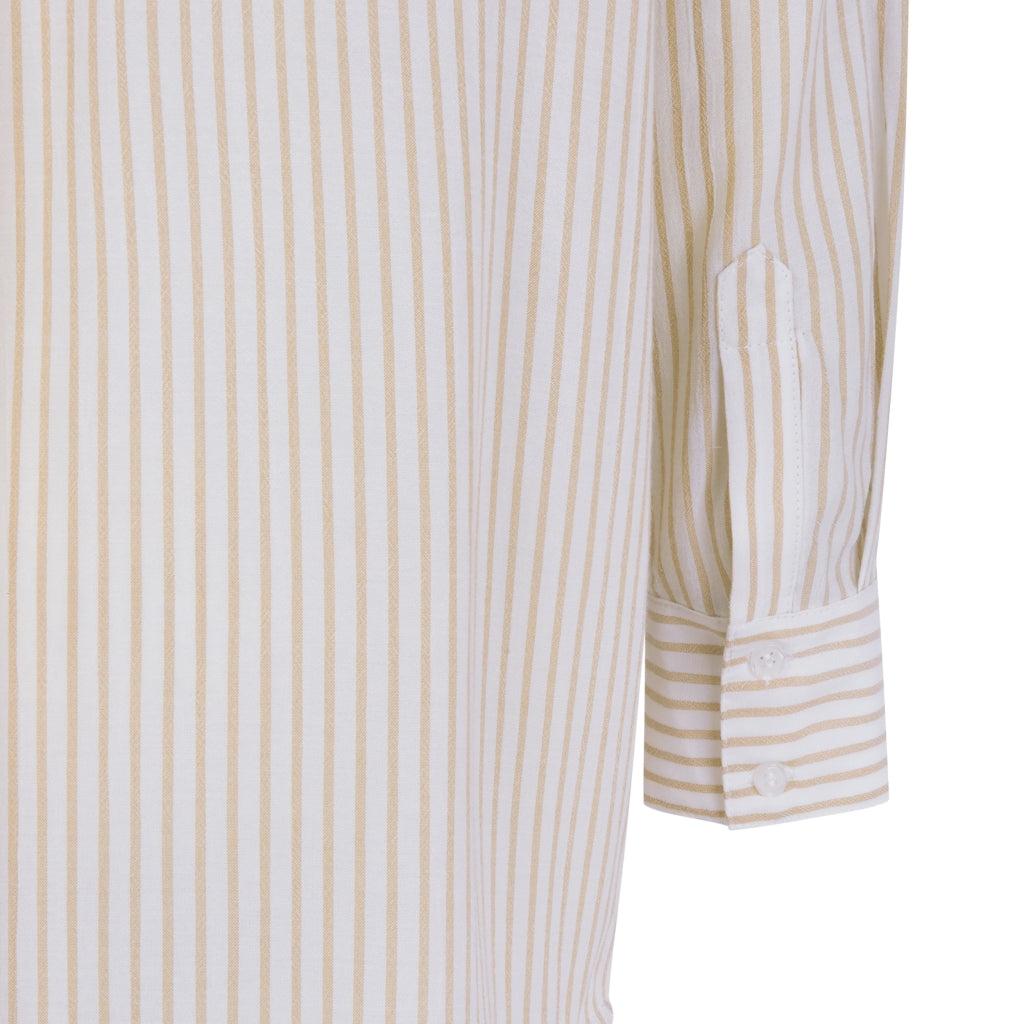 Soft Rebels SR323-750 Allysia freedom lang skjorte stripe Tan