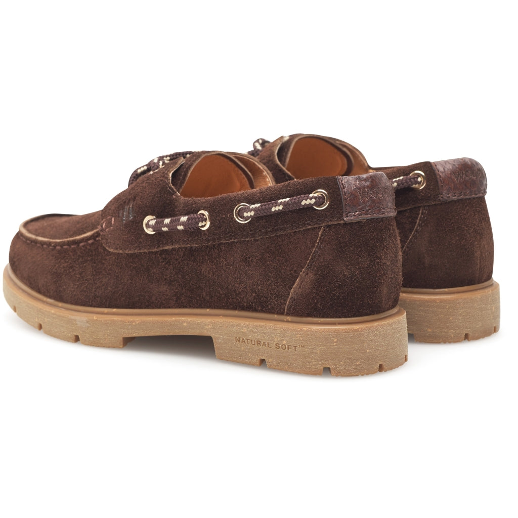 Woden WS199 Johanne suede sailor chocolate