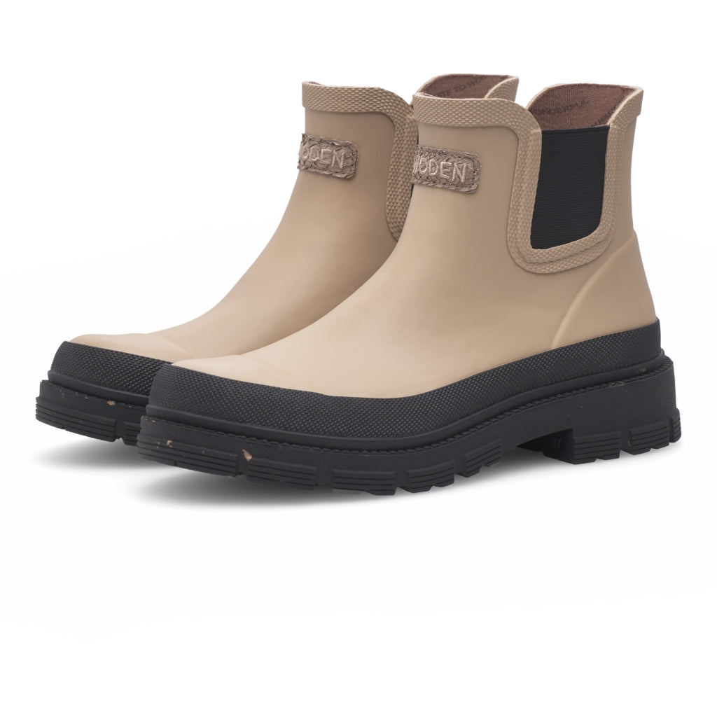 Woden W763 Liv waterproof boot coffee cream
