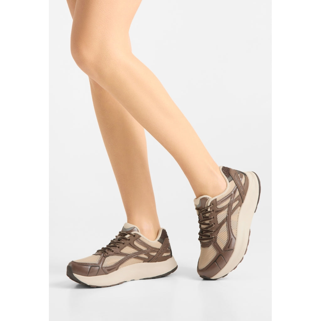 Woden WL804-541 Freja runner sneaker cacao