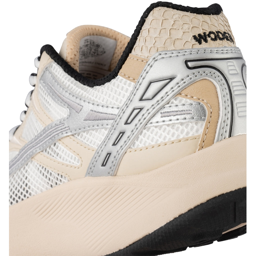 Woden WL804 Freja runner leather coffee cream