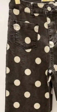 Qnuz 9316 DOT jeans canvas choco