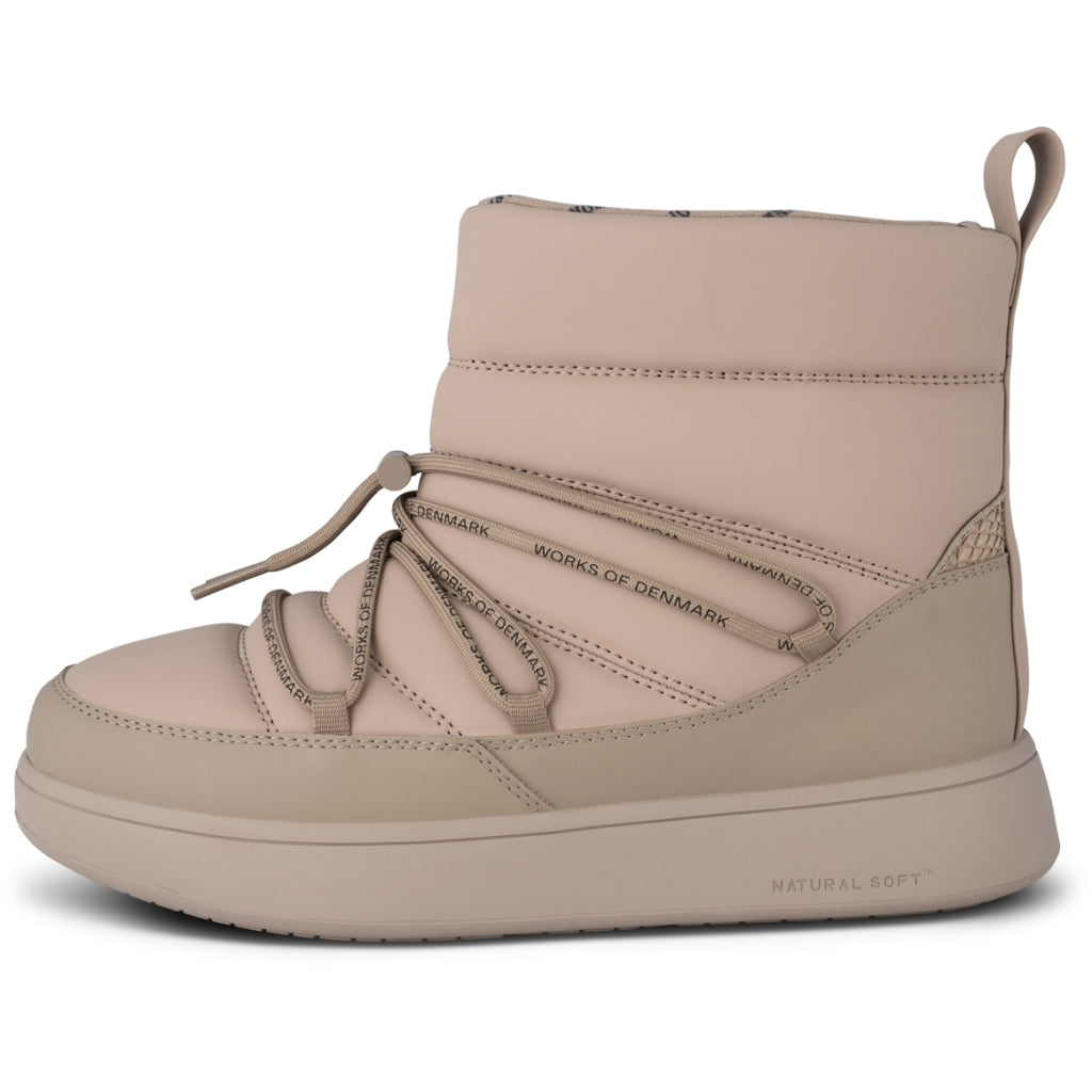 Woden WL968 Isa lace waterproof boot silver