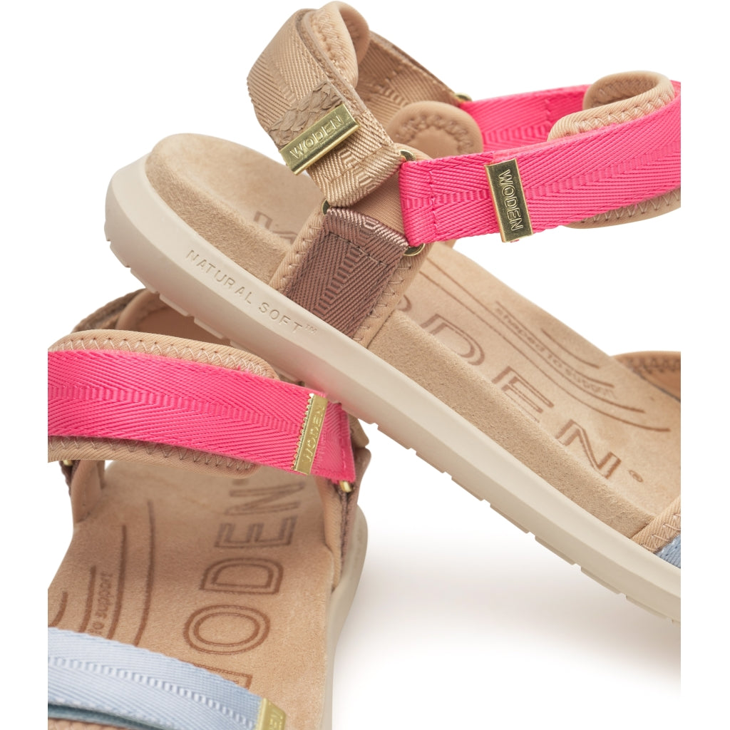 Woden WL587 Line lite tricolor sandal raspberry