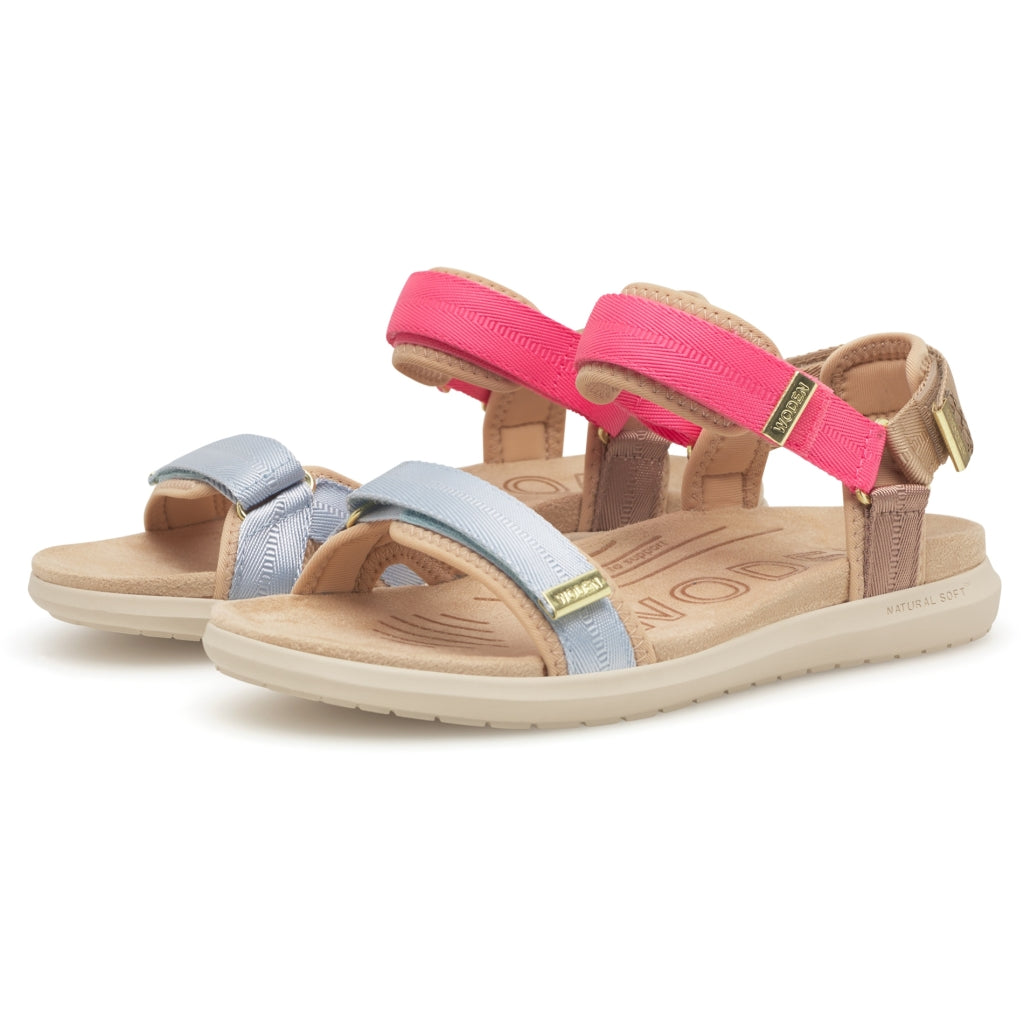 Woden WL587 Line lite tricolor sandal raspberry