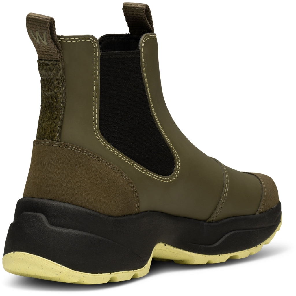 Woden WL957 Siri waterproof dark olive pale lime