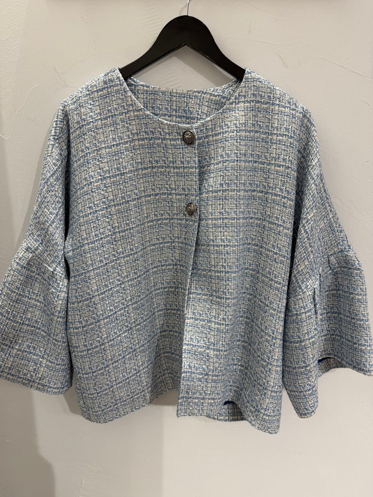 Design By Laerke Alberte kort jakke sky