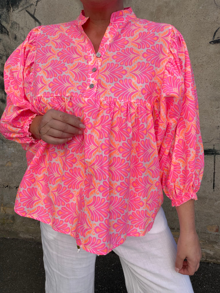 By Engbork Adelina shirt print pink