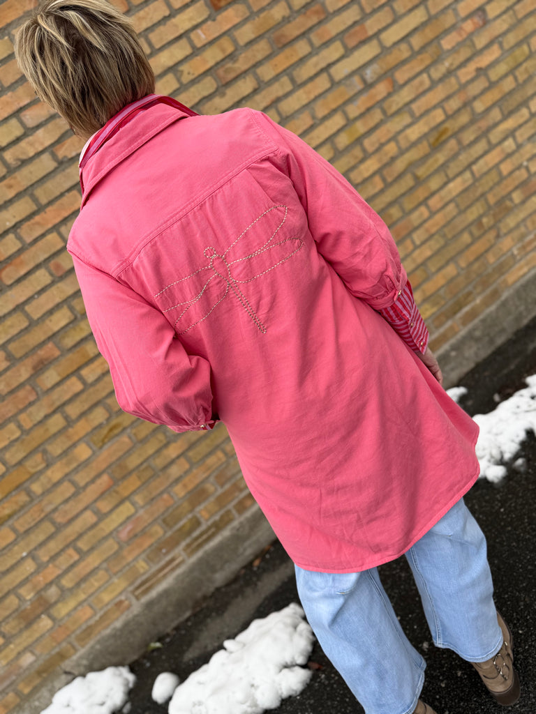 Gaspar 2510722 Rio dress canvas pink