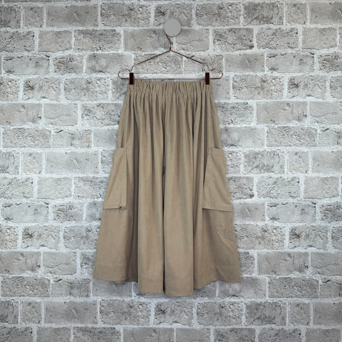 CABANA Living Bello 7513 cord bukse-nederdel beige