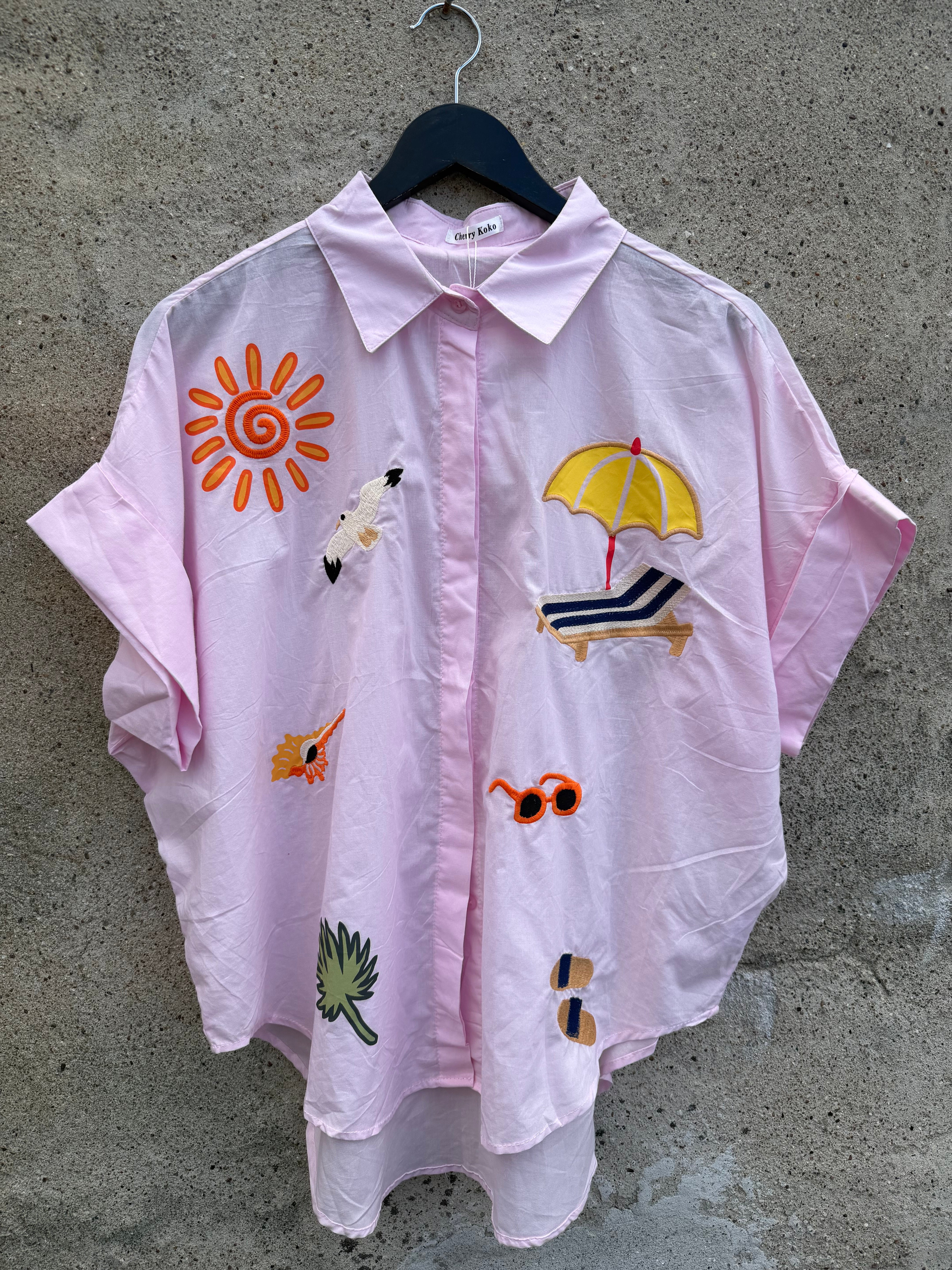 Beach 10085 shirt rose