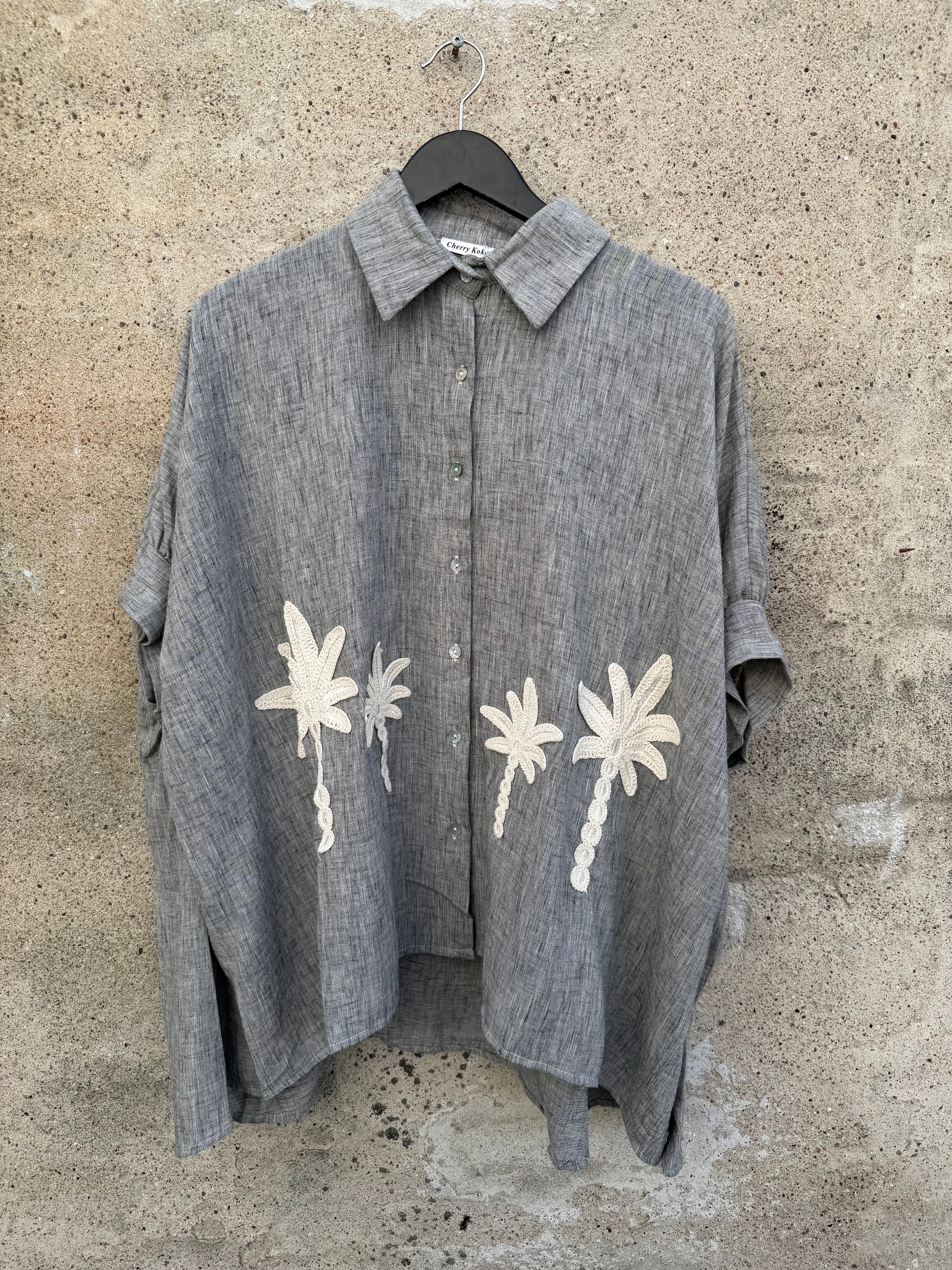 Viola 9956 big shirt palm melange
