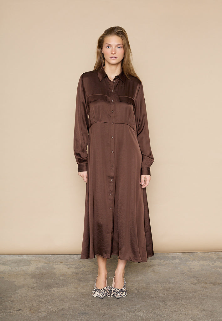 Love & Divine love1420-1 dress brown