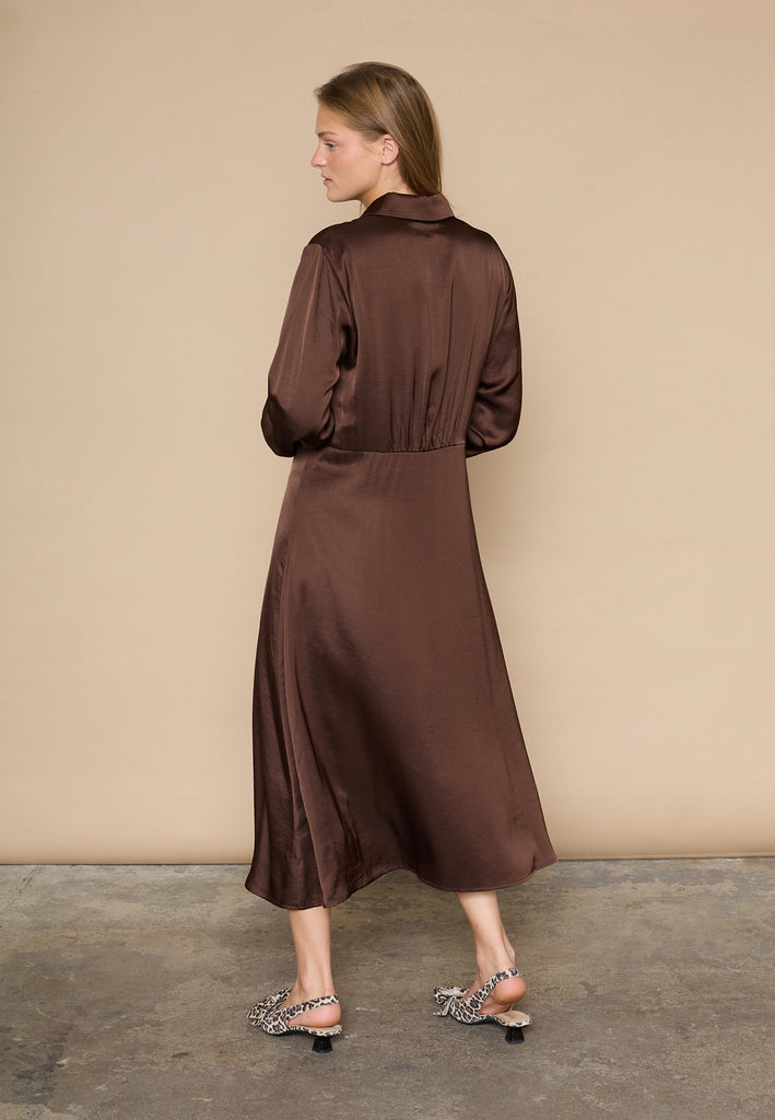 Love & Divine love1420-1 dress brown