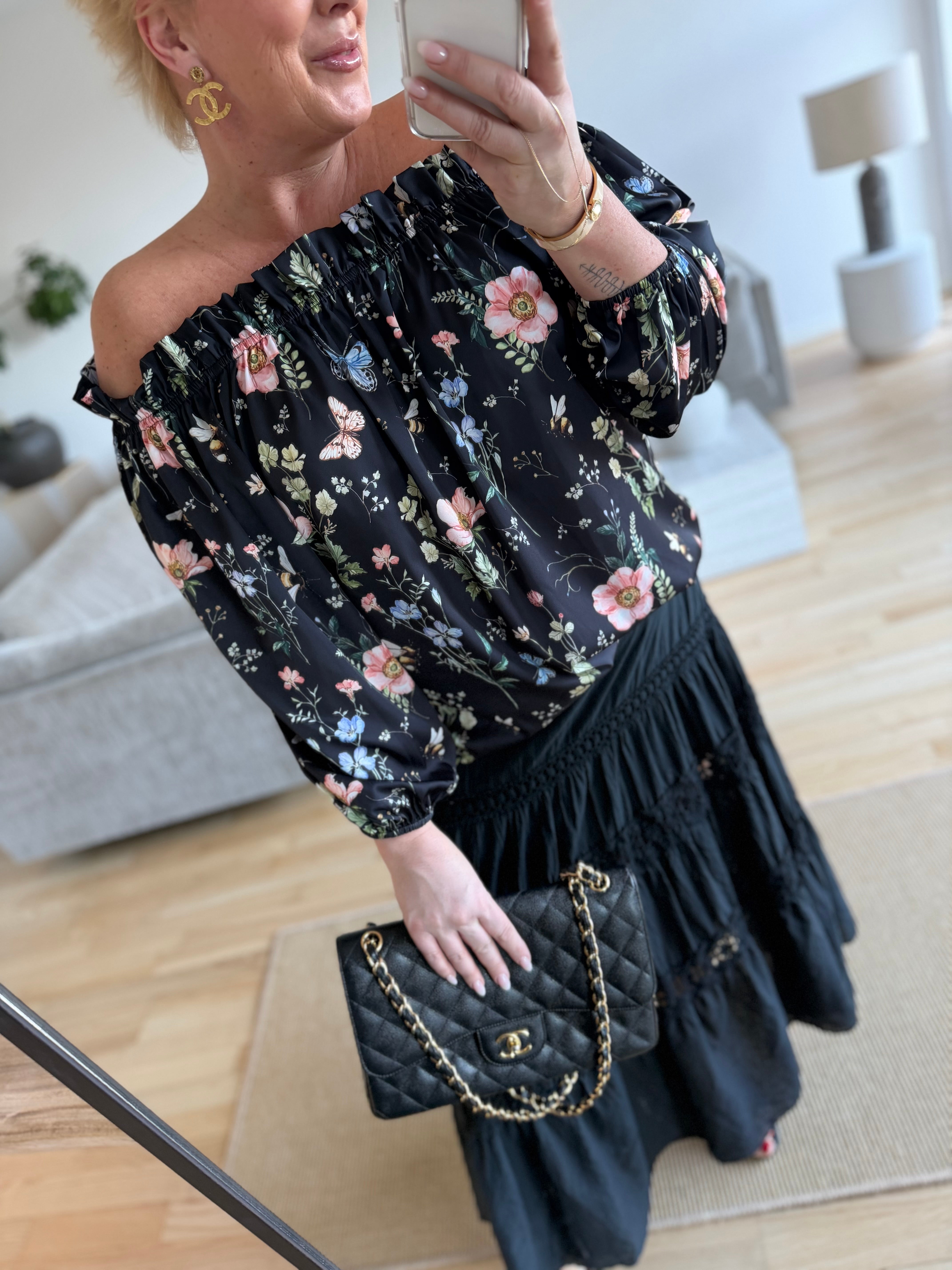 By Engbork Pamela long skirt black
