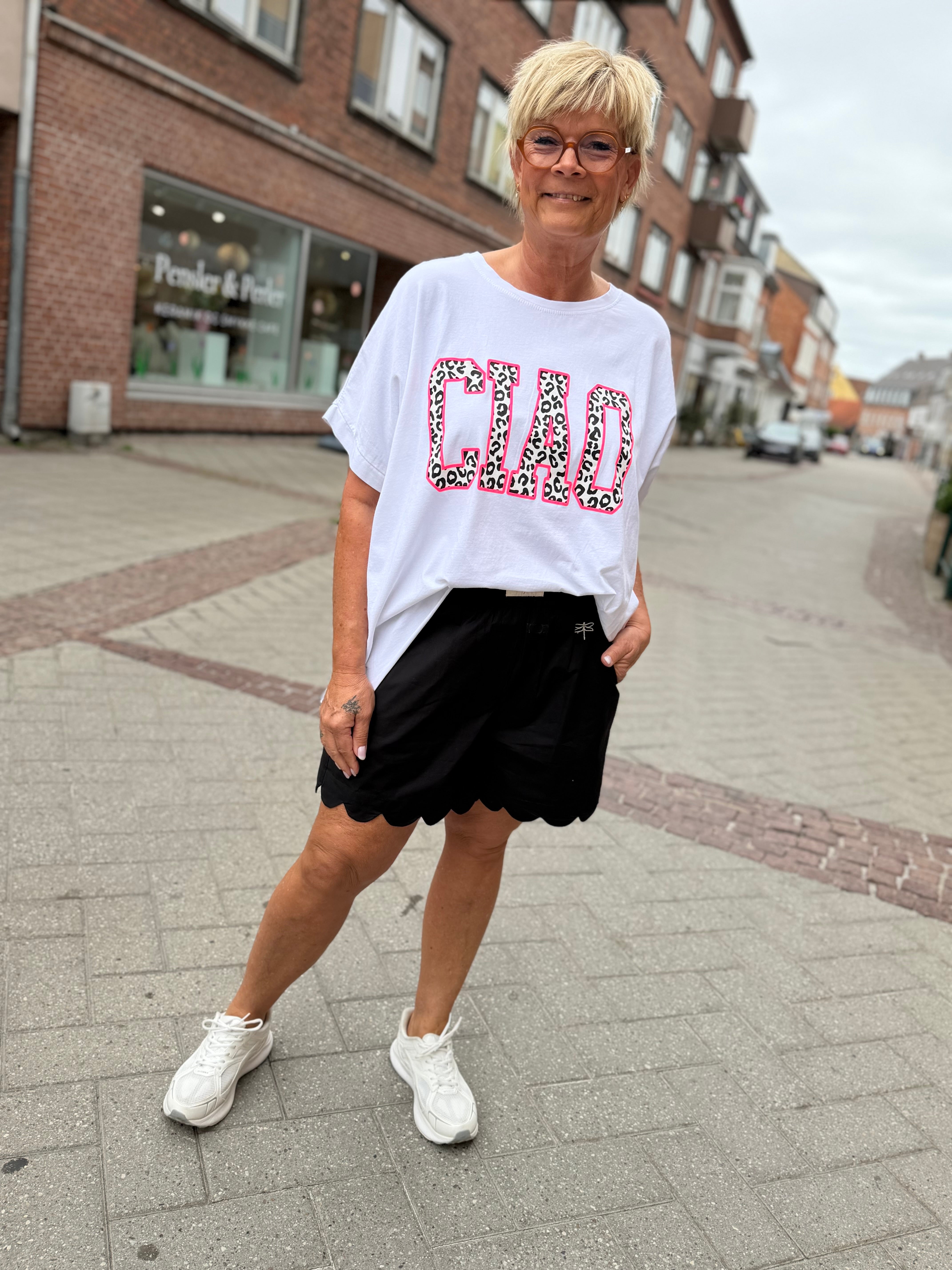 By Engbork Ciao oversize T-shirt white