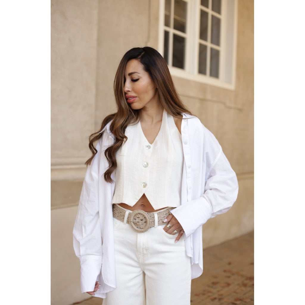 Depeche 16062 waist belt vanilla