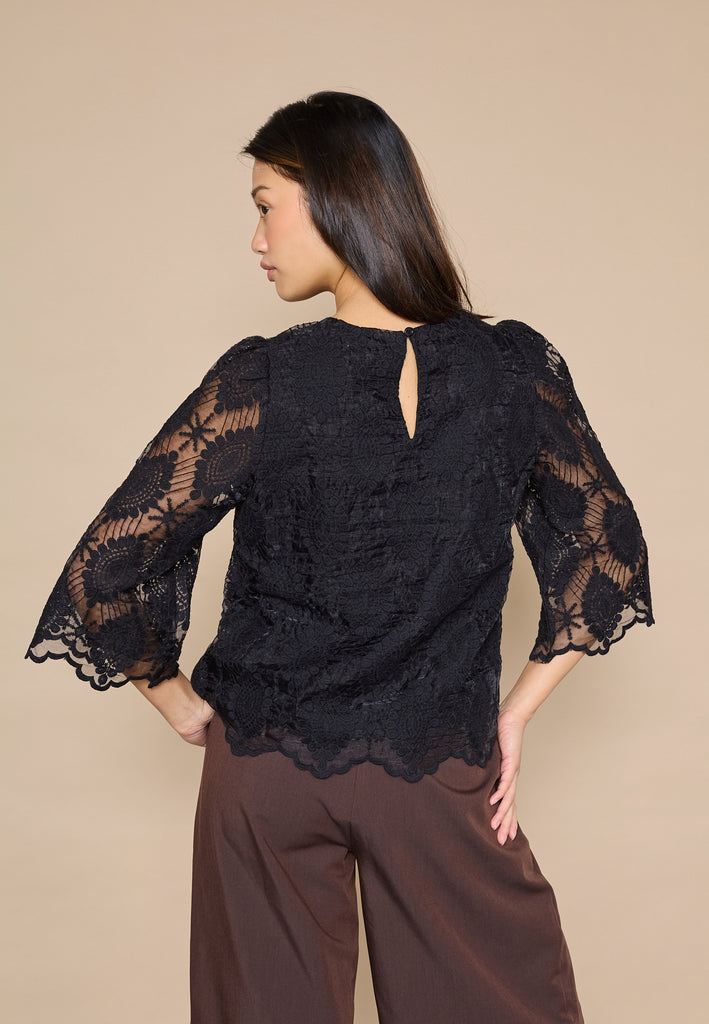 Love & Divine love1498 blouse lace black