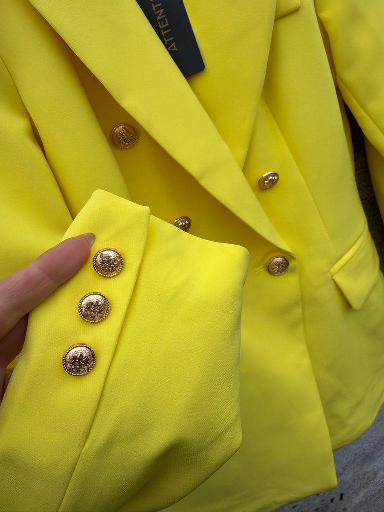By Engbork Marigold blazer yellow