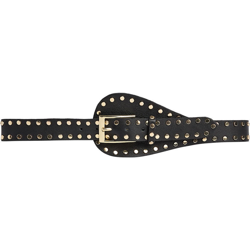 Depeche 17200 studded waist belt black