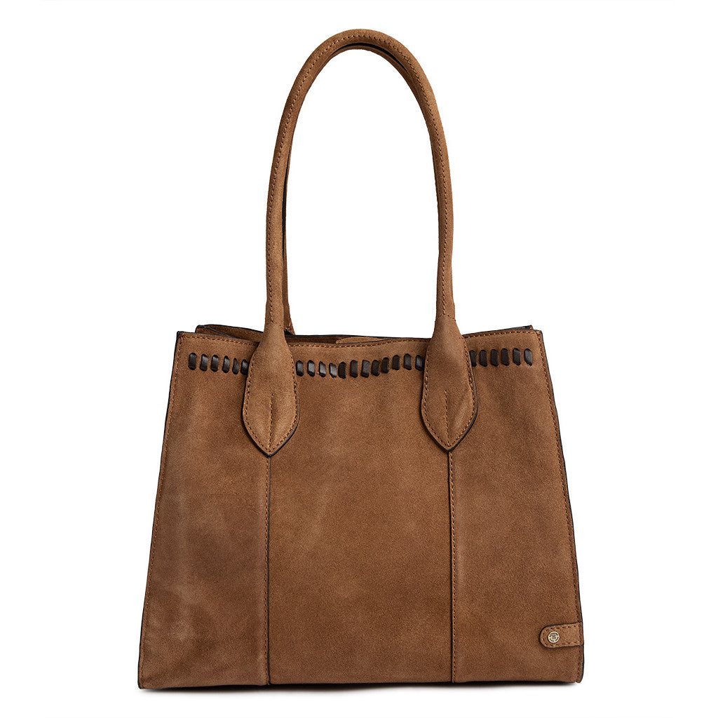 Depeche 17404 Madrid hand bag dark tan