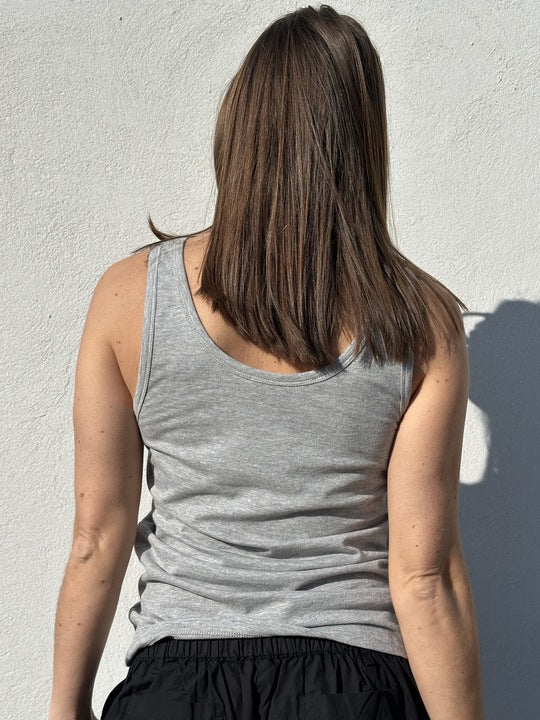 Gaspar 2601301 Osaka tanktop grey