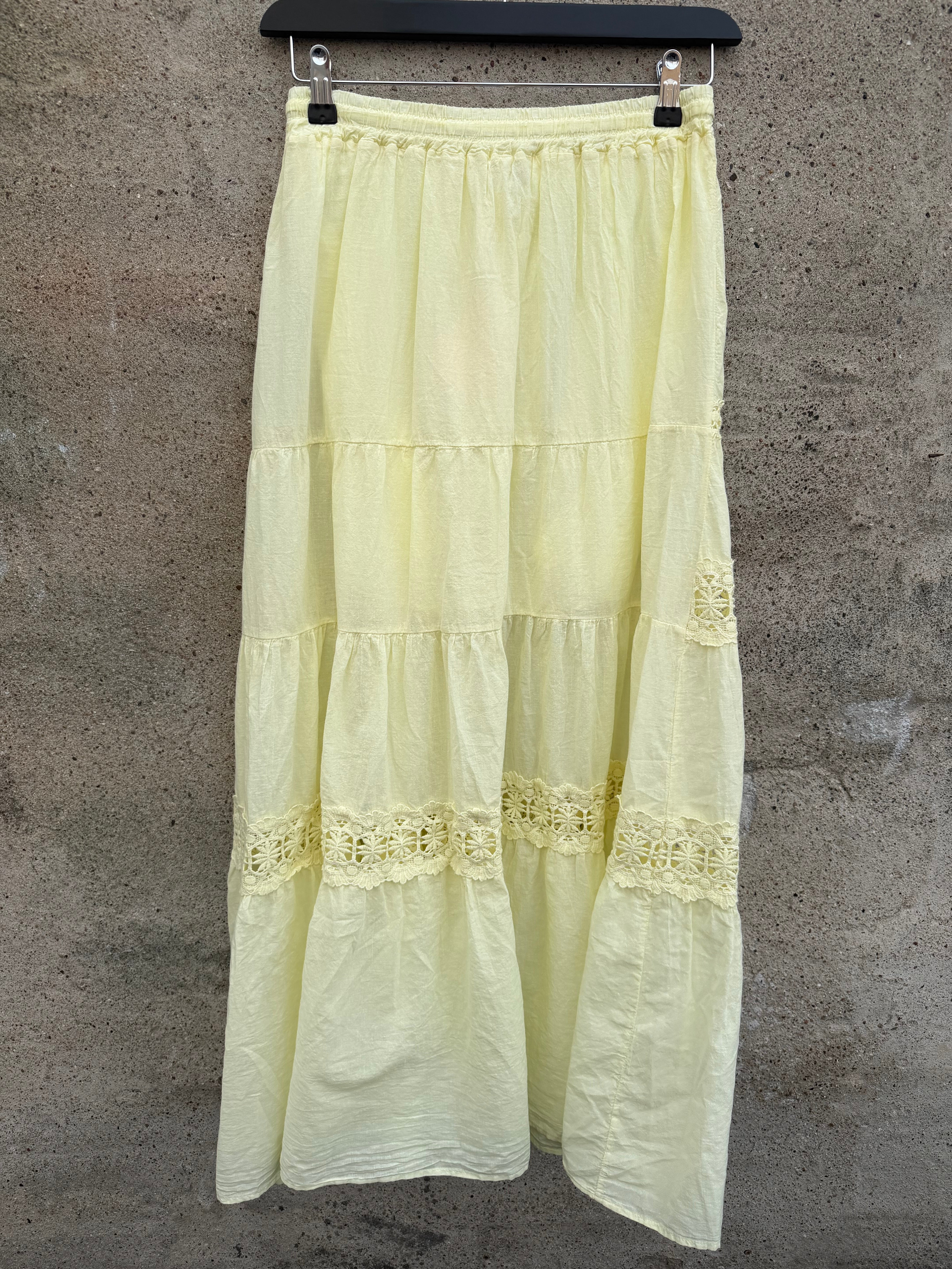 By Engbork Pamela long skirt yellow