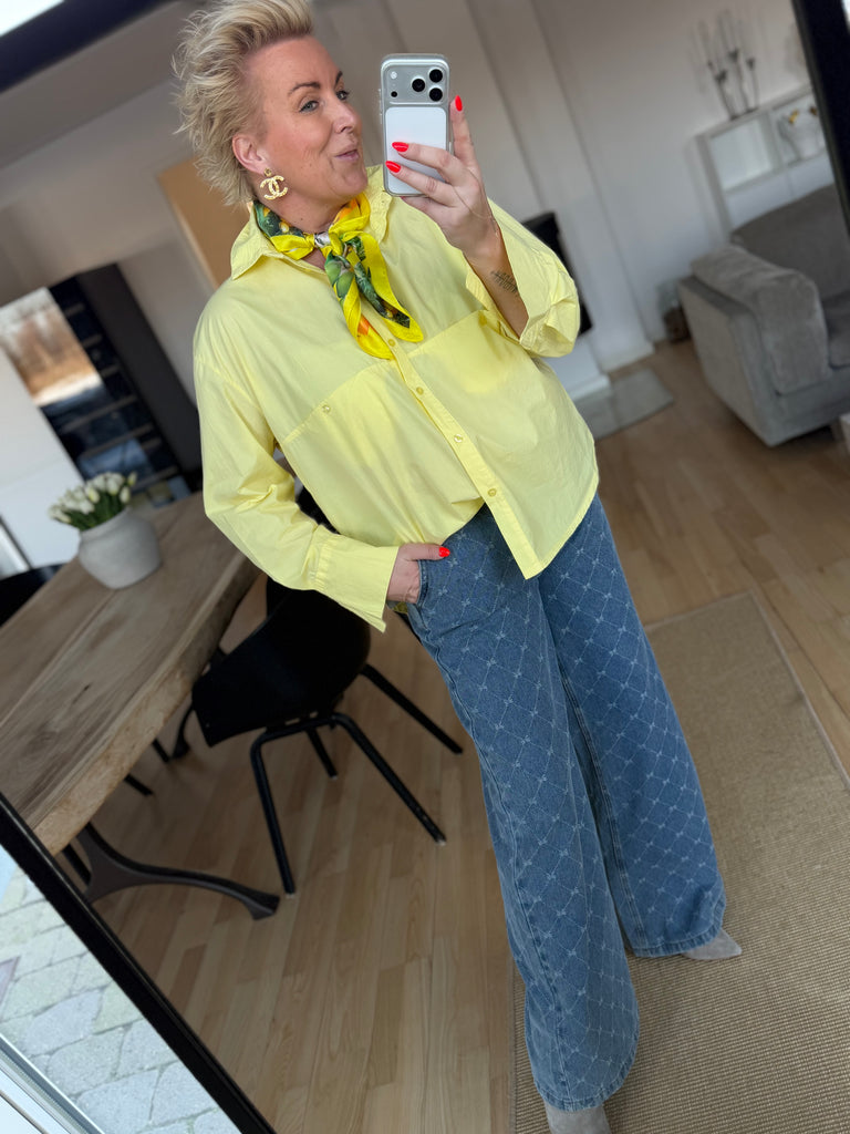 Boho Love B1334 Classic skjorte yellow