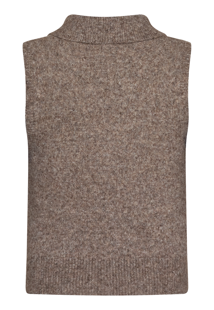 Love & Divine love1454 knit vest brown
