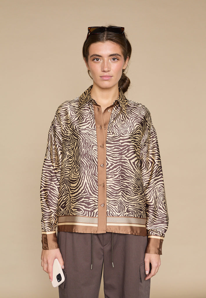 Love & Divine love1393-1 shirt zebra