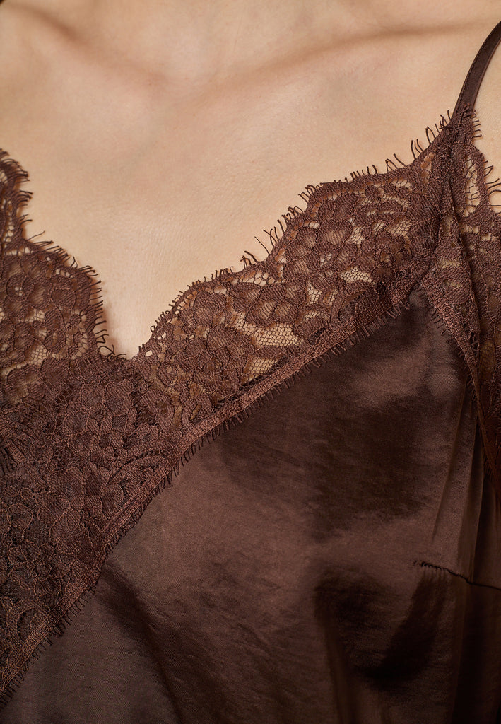 Love & Divine love1472 top lace choco