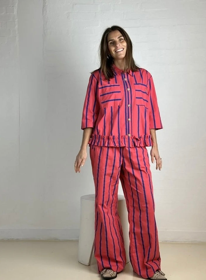 Gaspar 2601905 Honolulu pink stripe