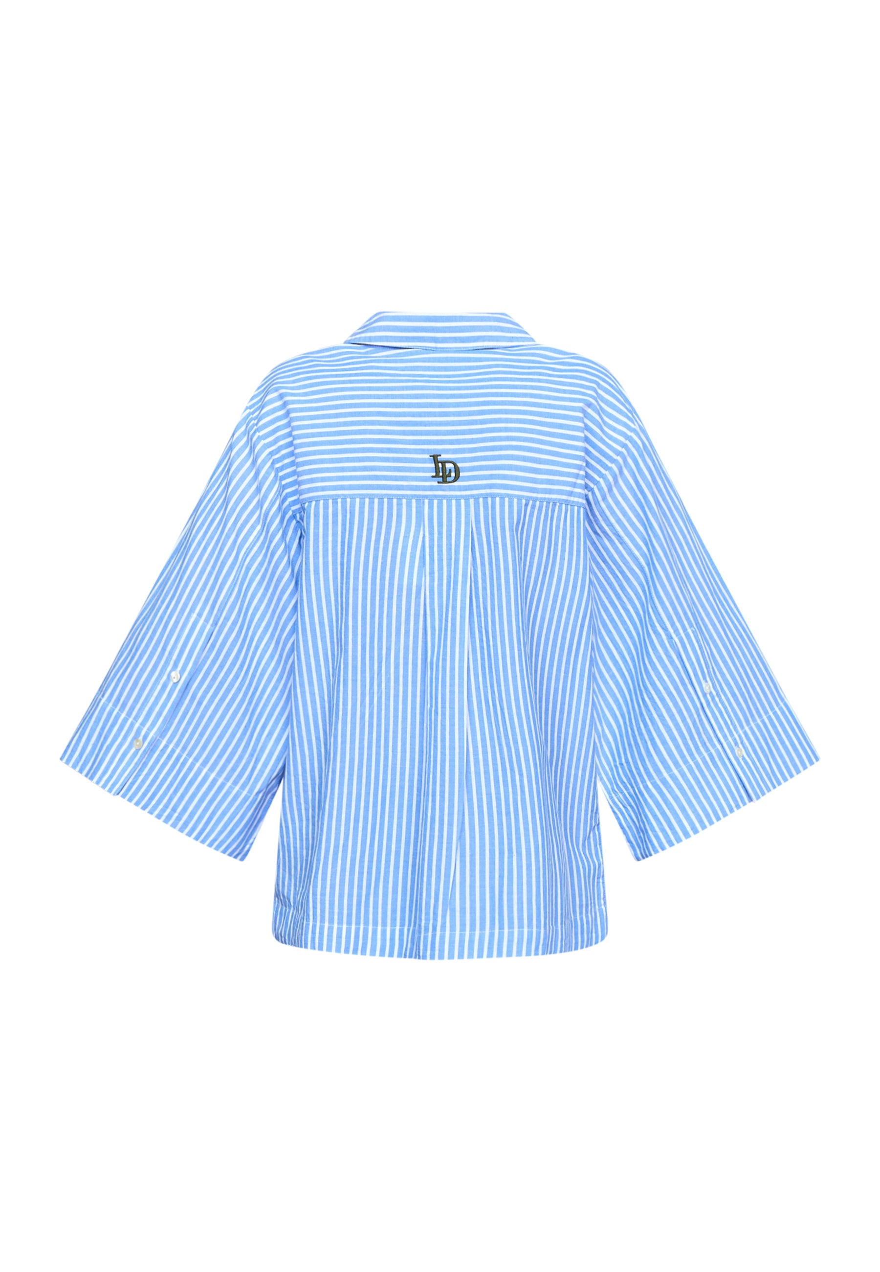 Love & Divine love1562 shirt stripe blue