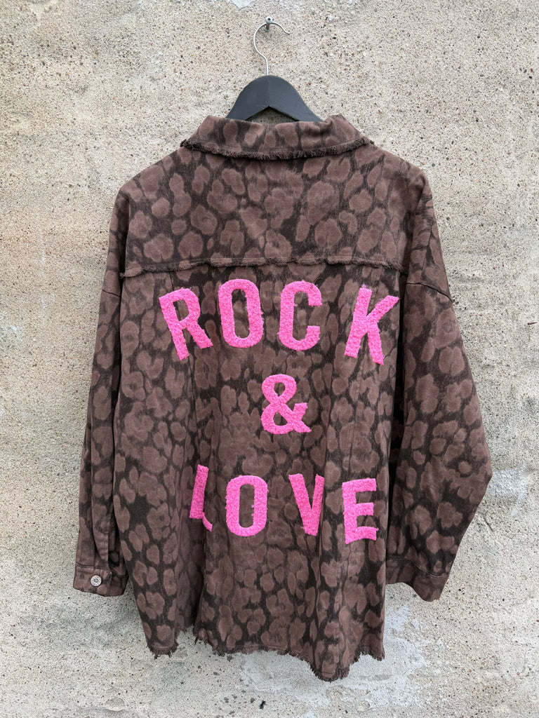 Boho Love b1309 Rock & Roll skjorte brown