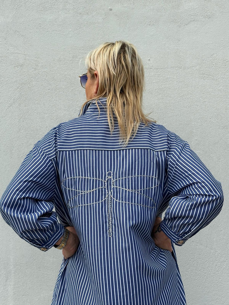 Gaspar 2601718 Malmø skjortekjole blue