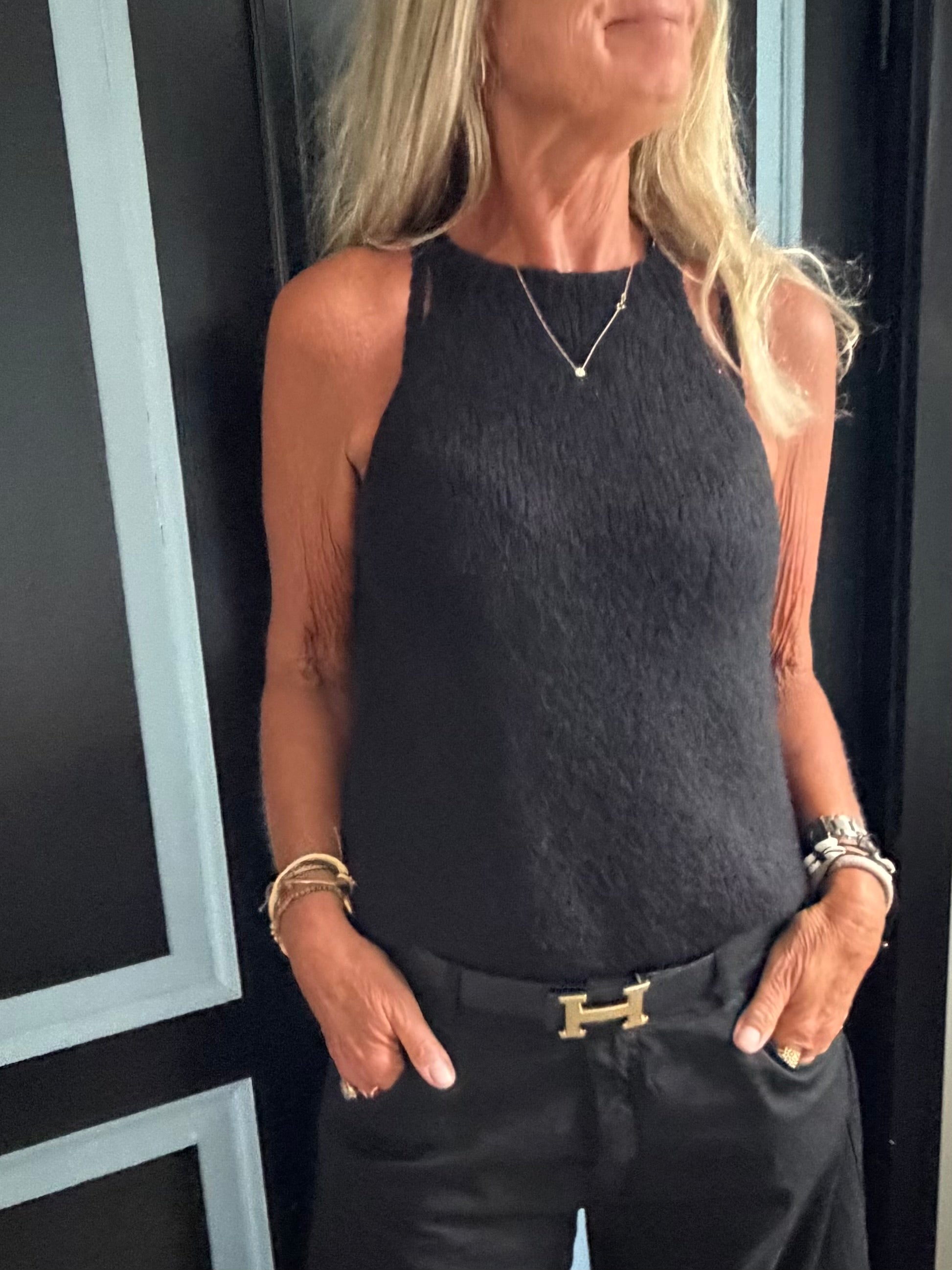 CABANA Living Mira mohair top black