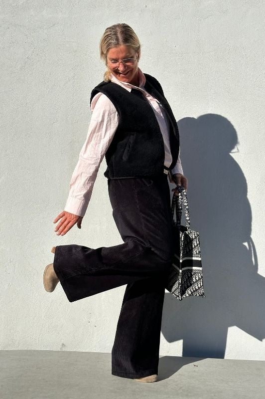 Gaspar 2510904 Honolulu corduroy pants black