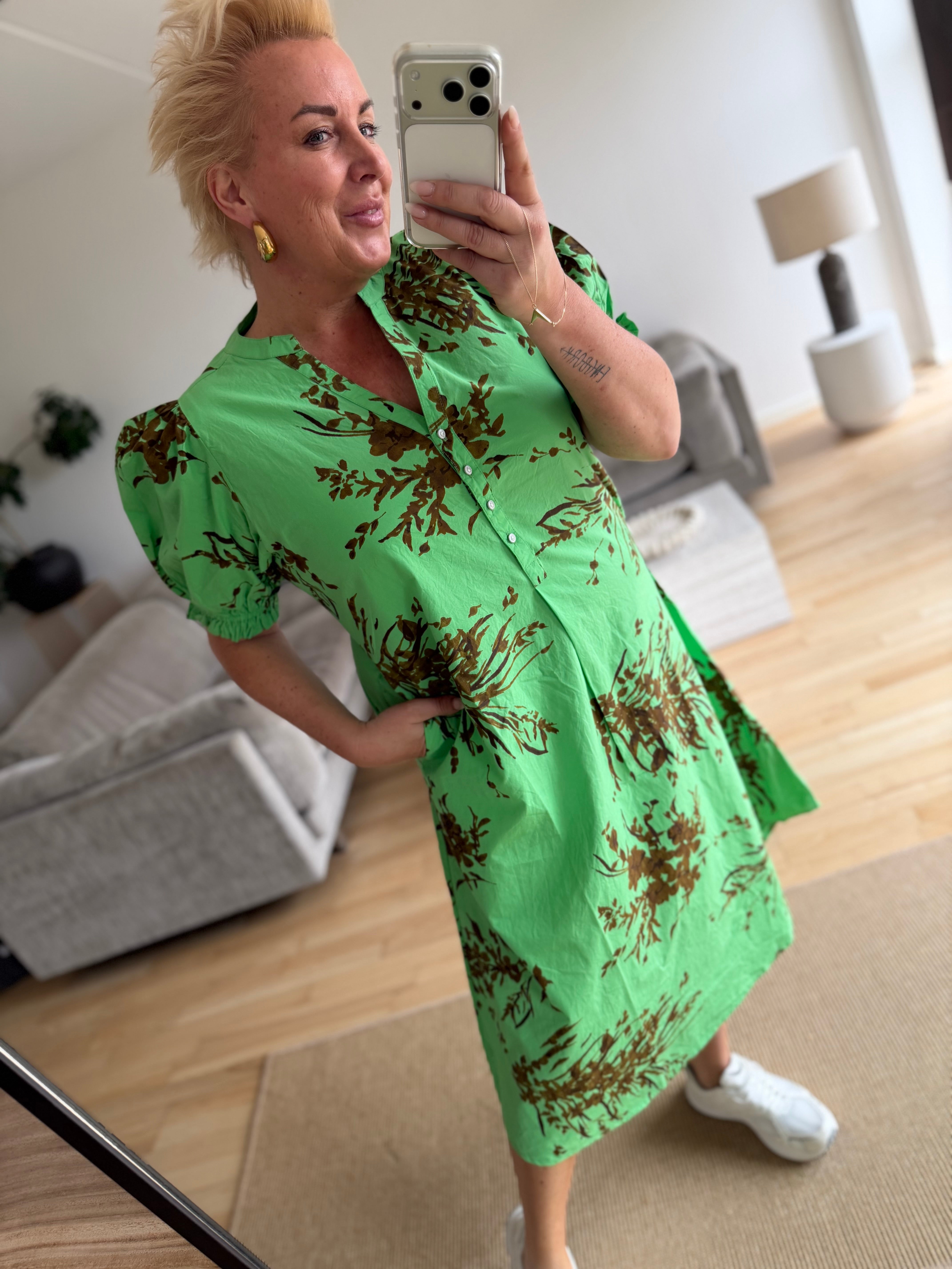 Gaspar 2601710 Tunø dress print green