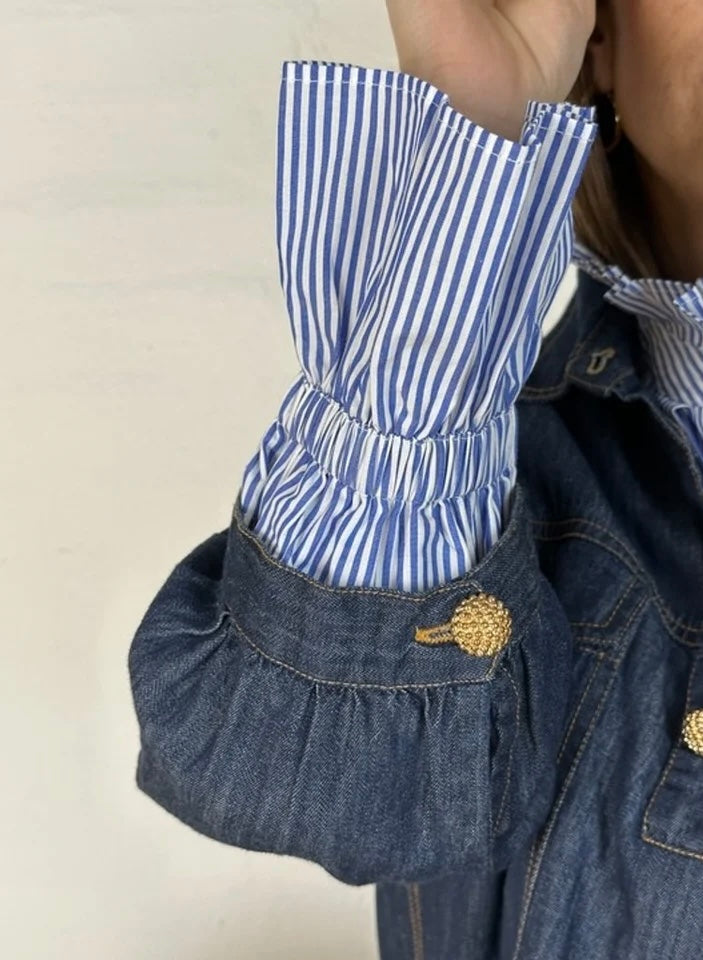 Gaspar 2507720 Rio denim dress dark