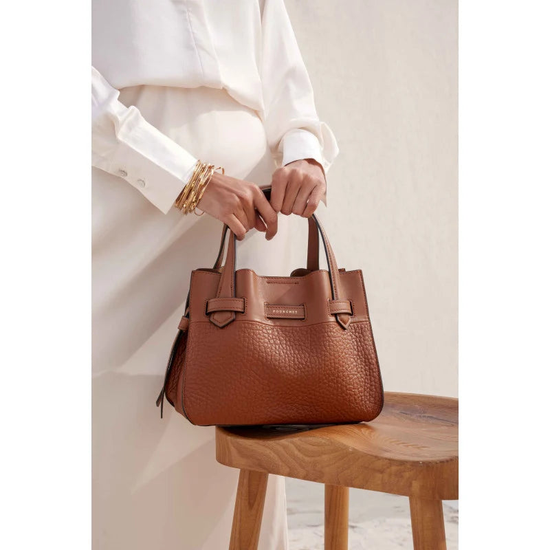 Pourchet Paris 20031 Blossom handbag M camel