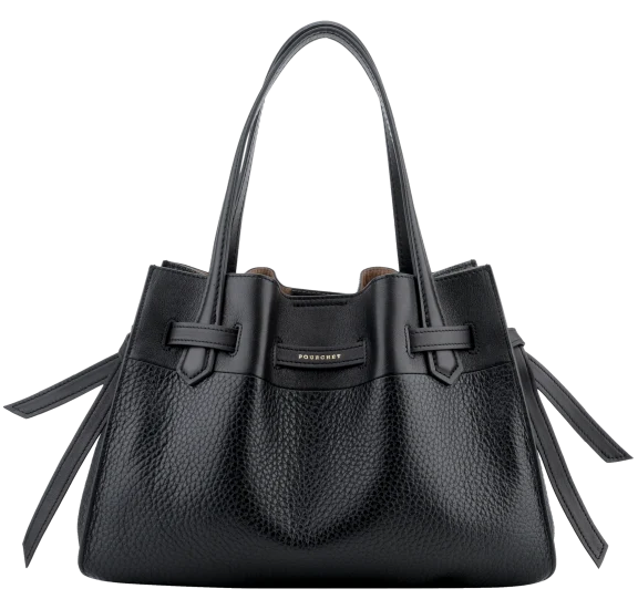 Pourchet Paris 20032 Blossom handbag L black