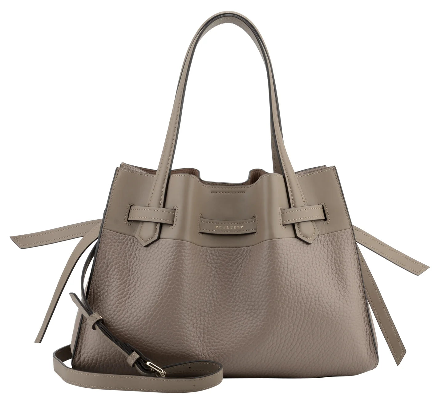 Pourchet Paris 20032 Blossom handbag L taupe