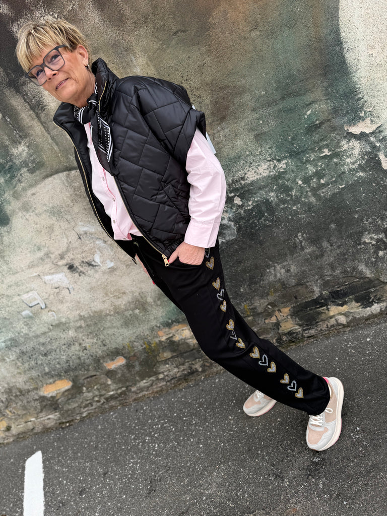 By Engbork heart pants black