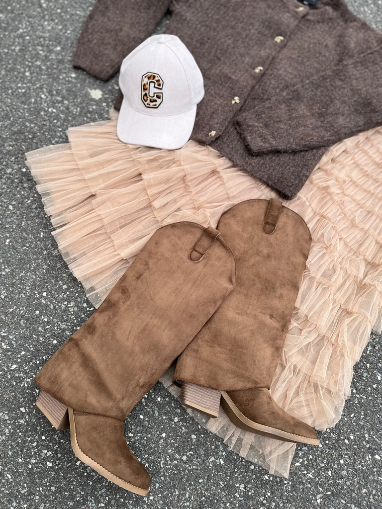 Duffy 94-63356 long boots brown