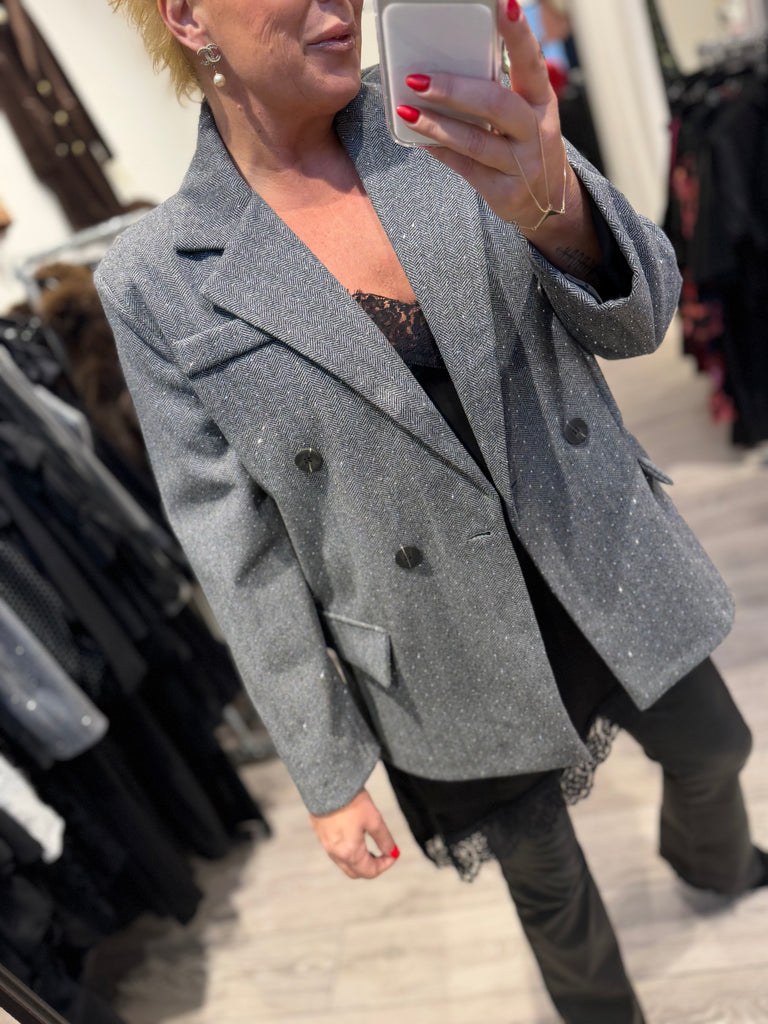 Qnuz 9232 blazer bling grey