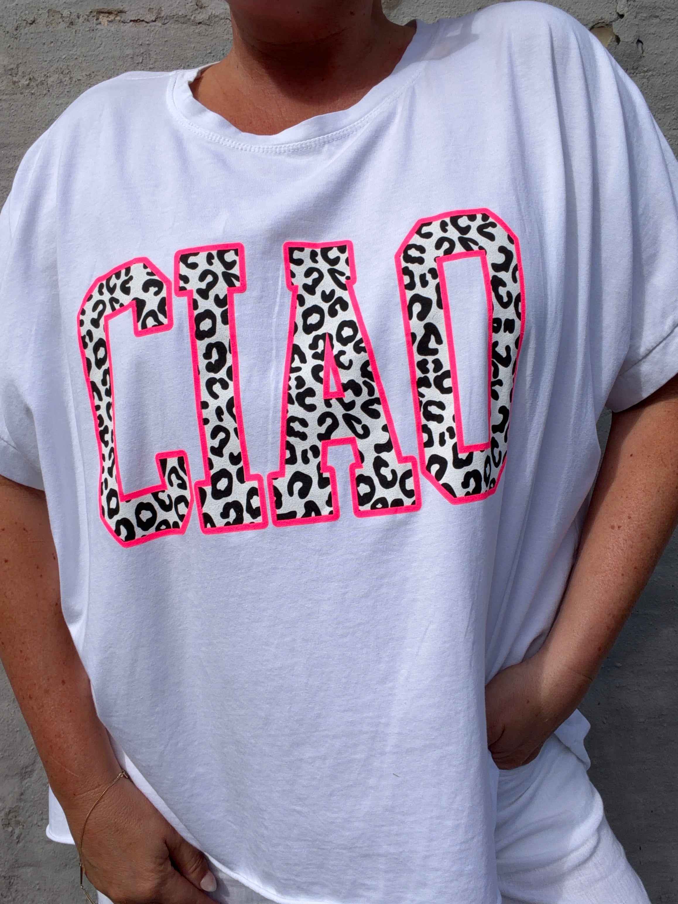By Engbork Ciao oversize T-shirt white